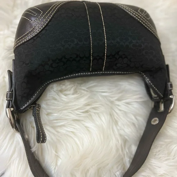 Vintage Coach Signature Logo Shoulder Bag, #2154